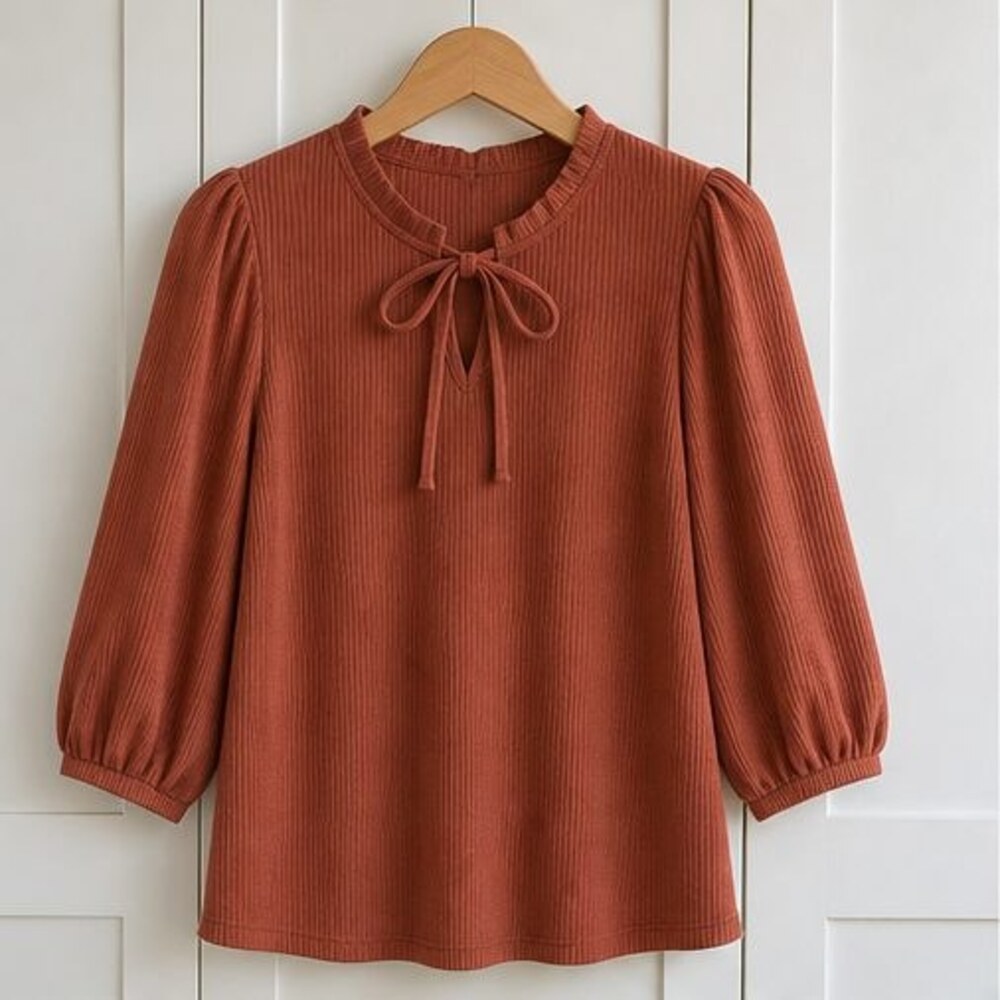 Sand Puff Sleeve Top